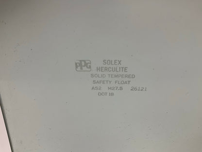 NOS Herculite PPG D5865 Front Right Glass 79-93 Ford Mustang Coupe, Hatchback