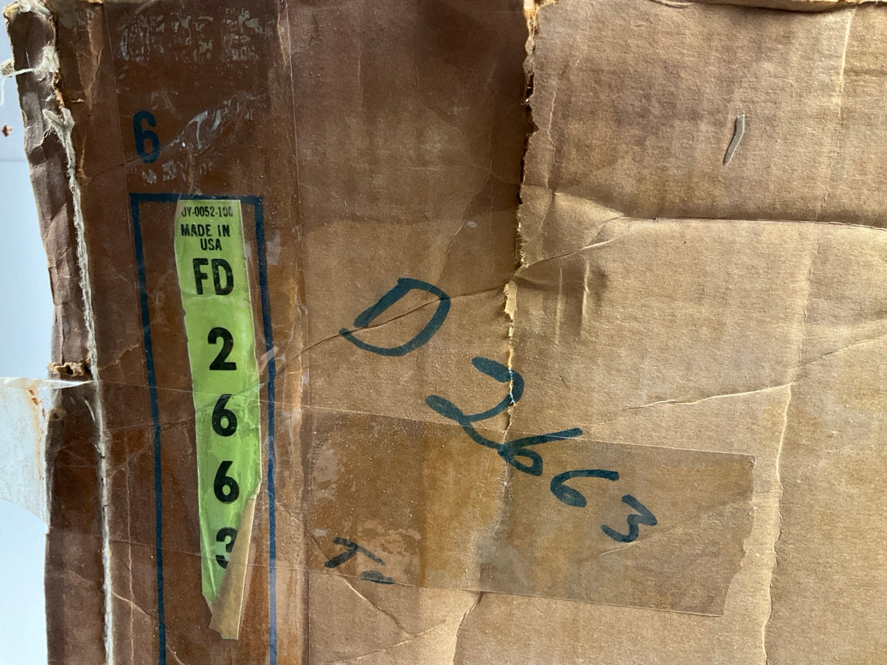 NOS Herculit PPG D2663 Right Door Glass 1984-1988 Toyota Pickup 85-89 4Runner