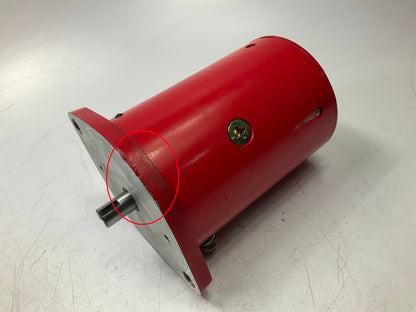 HAS A DENT SEE PHOTOS - NEW W25556 4-1/2'' Replacement Snow Plow Motor 25556