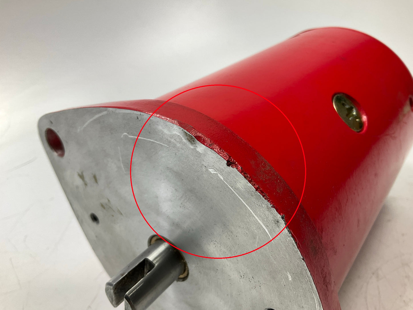 HAS A DENT SEE PHOTOS - NEW W25556 4-1/2'' Replacement Snow Plow Motor 25556