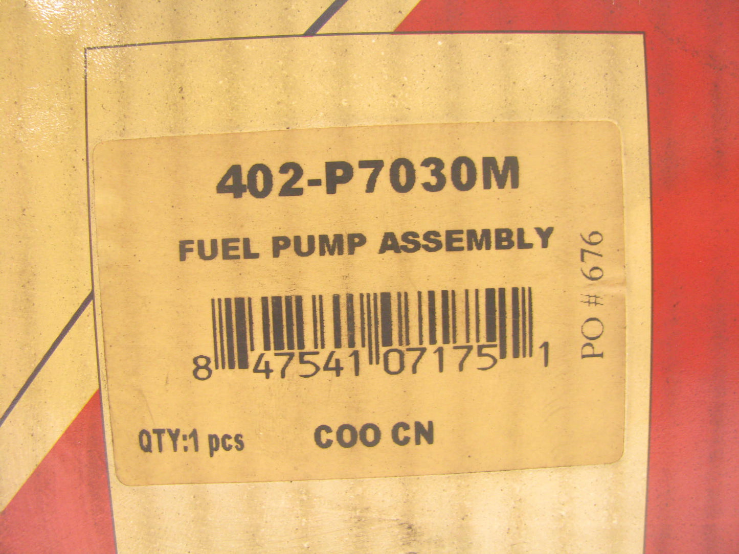 Precise 402-P7030M Electric Fuel Pump W/ Fuel Level Sender Assembly