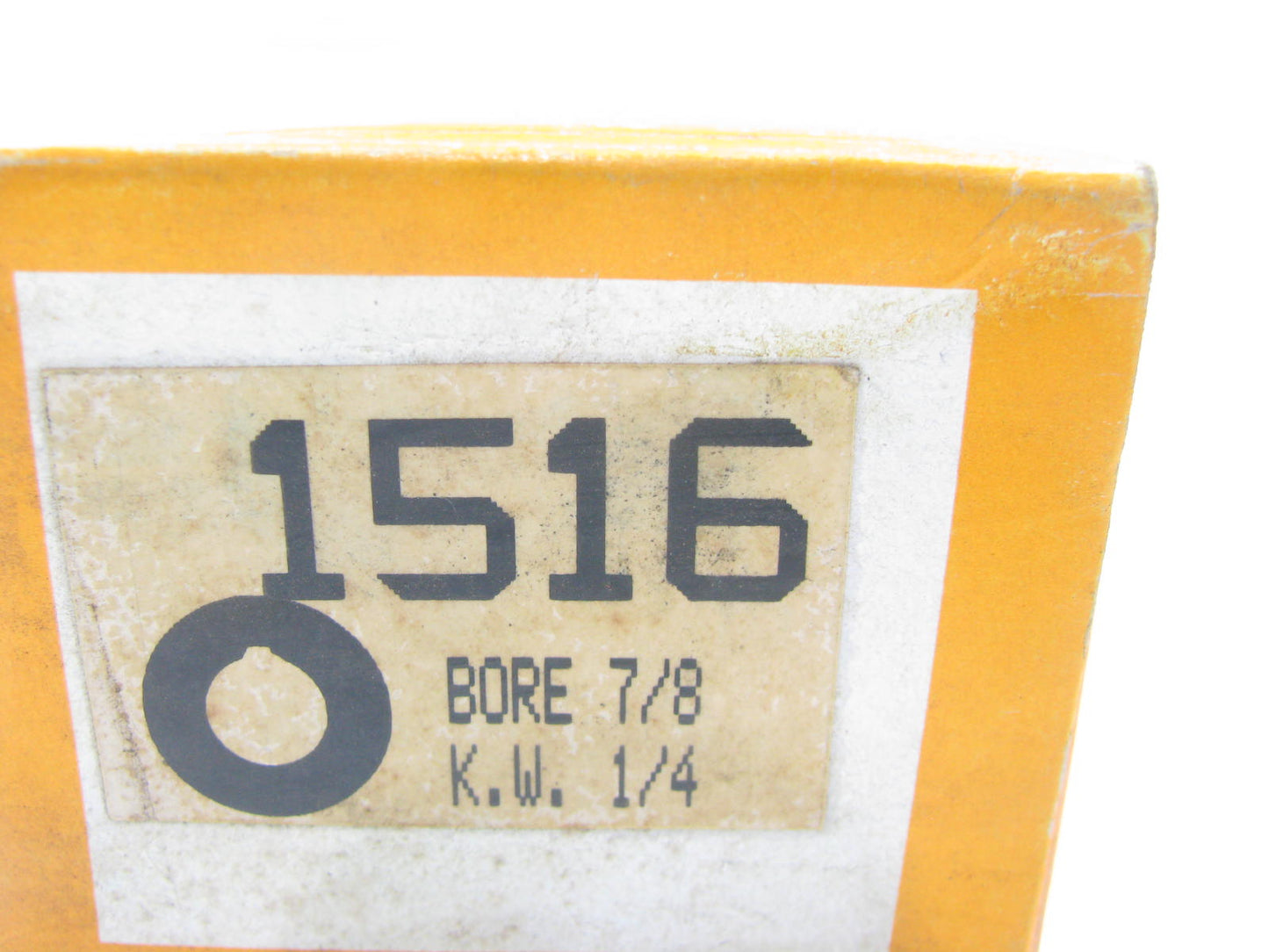 Precision 1516 Implement Yoke, Round Bore - 7/8'' W/ 1/4'' Keyway & Set Screw