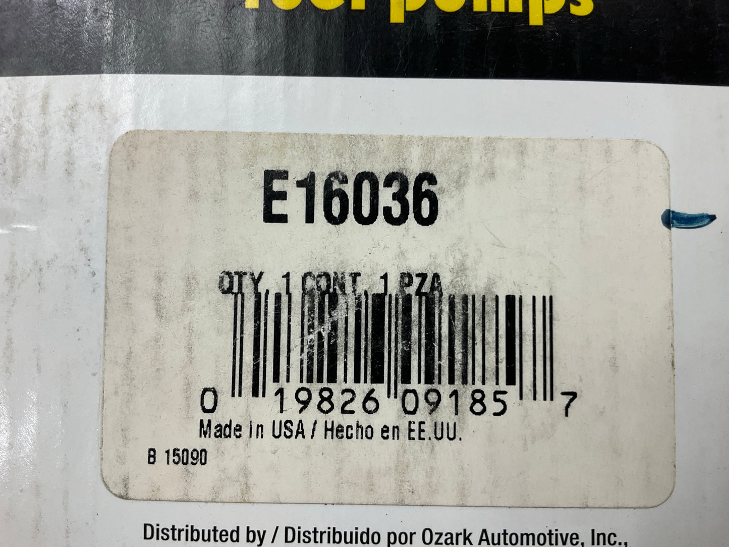 Precision E16036 Electric Fuel Pump & Strainer Kit - MADE IN USA
