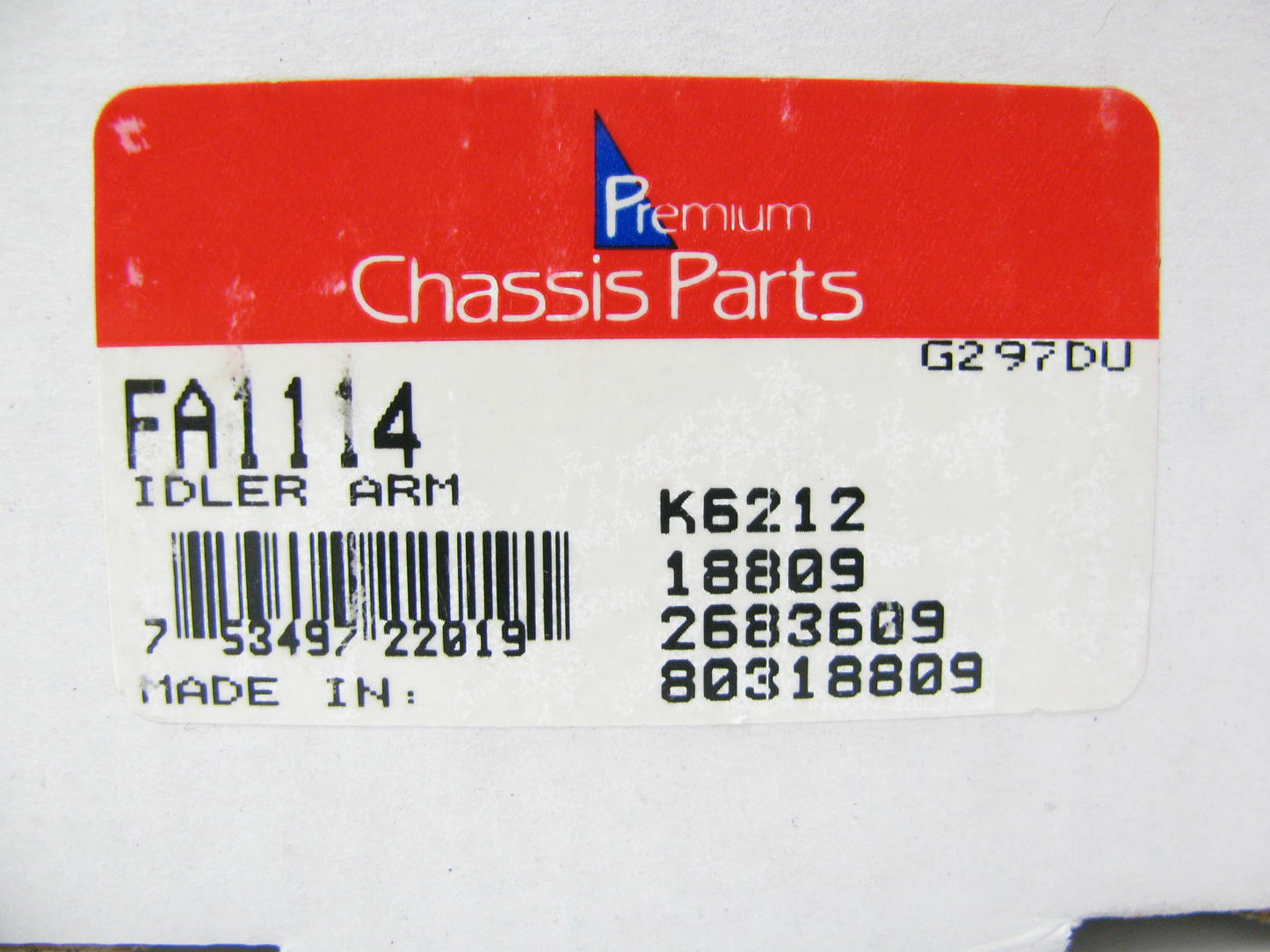 Premium Chassis Parts FA1114 Steering Idler Arm