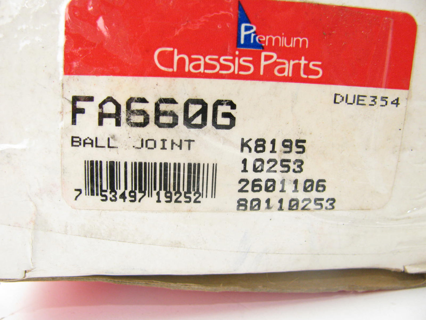 Premium Chassis Parts FA660G FRONT LOWER Suspension Ball Joint