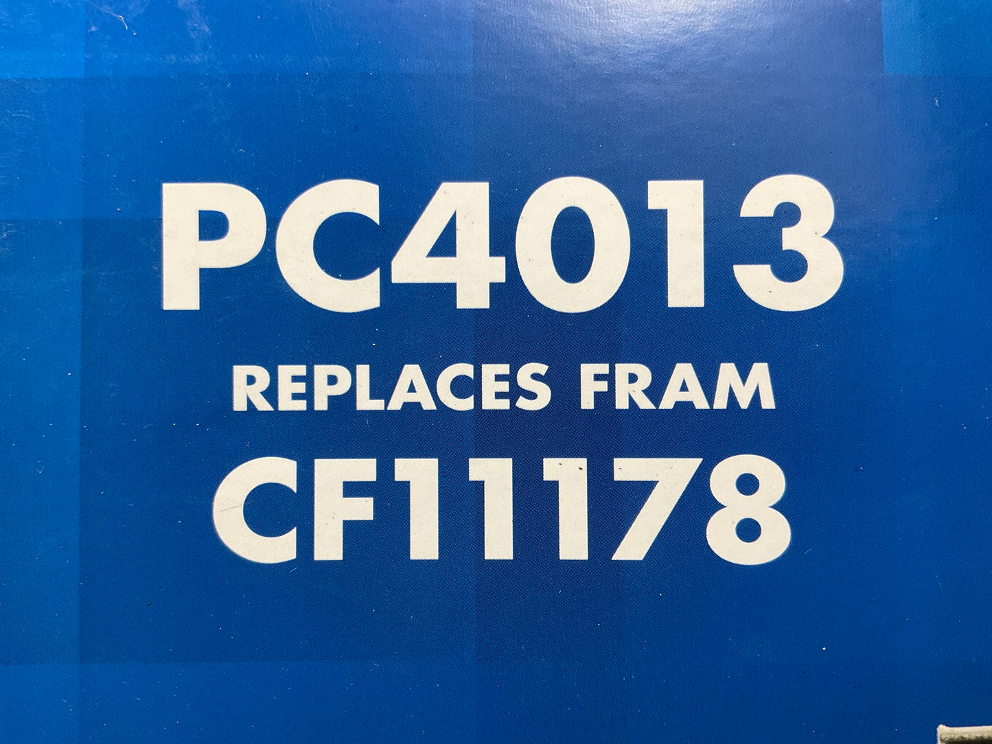 Premium Guard PC4013 Cabin Air Filter