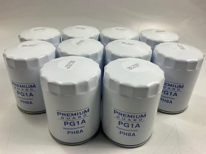 (10) Premium Guard PG1A Engine Oil Filters - Replaces Fram PH3381