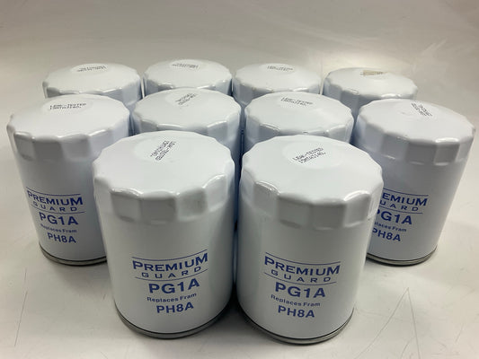 (10) Premium Guard PG1A Engine Oil Filters - Replaces Fram PH3381