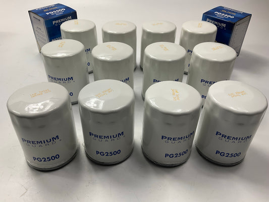(12) Premium Guard PG2500 Engine Oil Filter