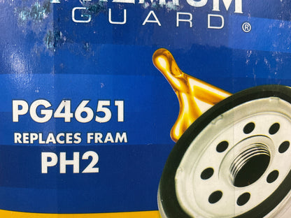 (2) Premium Guard PG4651 Engine Oil Filter