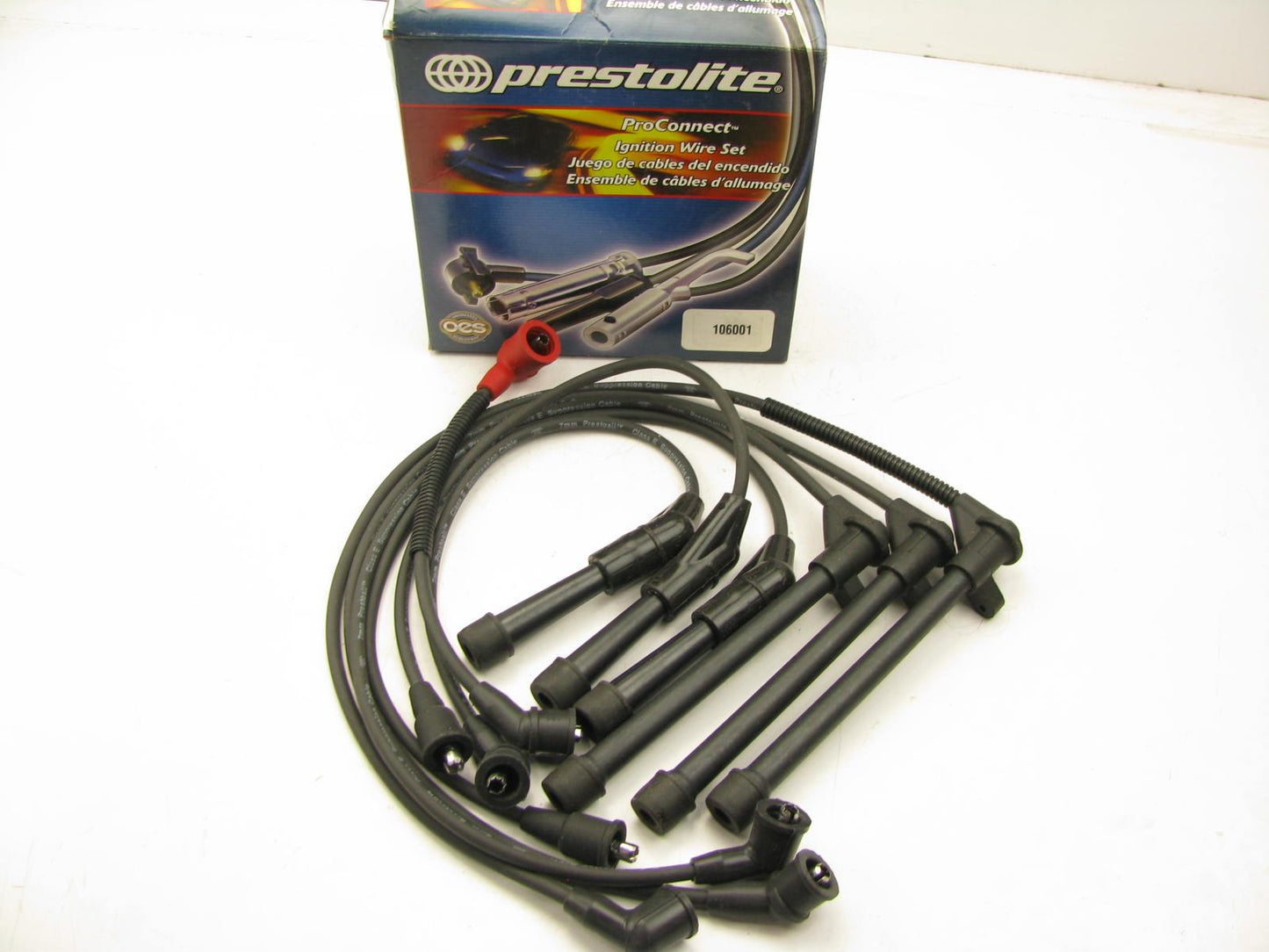 Prestolite 106001 Ignition Spark Plug Wire Set For 1989-94 Nissan Maxima 3.0L-V6