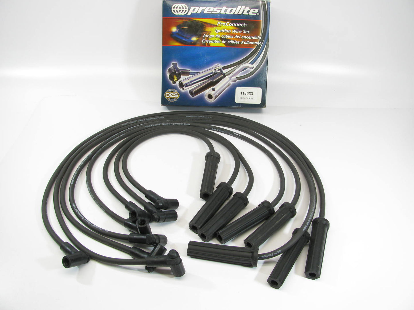 Prestolite 118033 Ignition Spark Plug Wire Set 1987-1989 Cadillac 4.1L 4.5L-V8