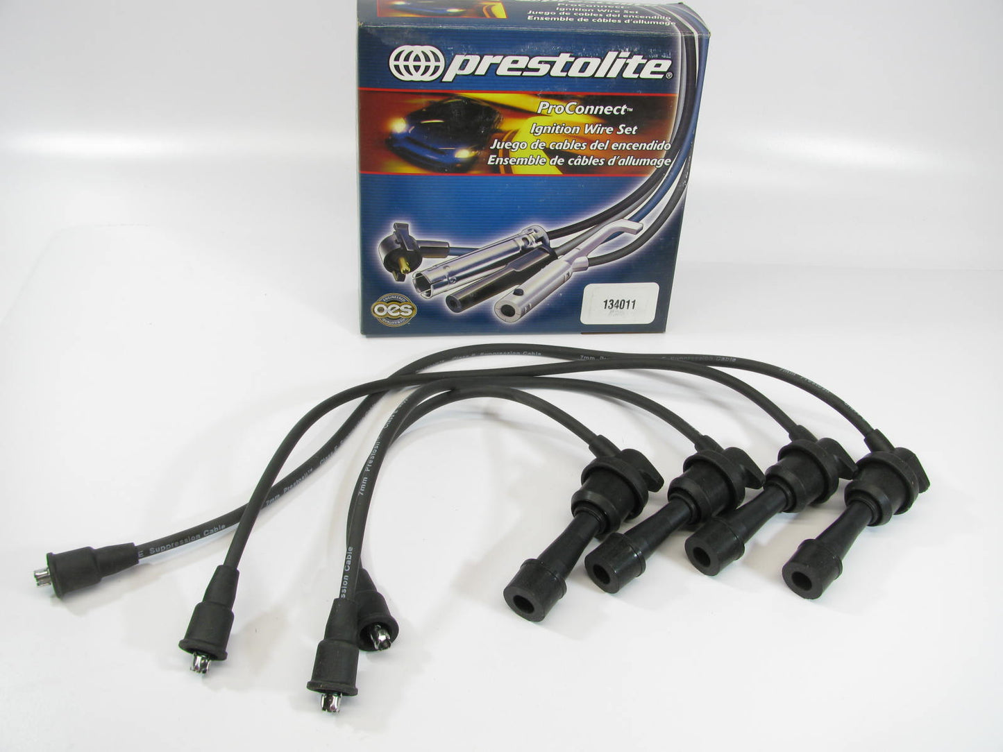 Prestolite 134011 Ignition Spark Plug Wire Set For 94-99 Mitsubishi 2.0L 2.4L-L4