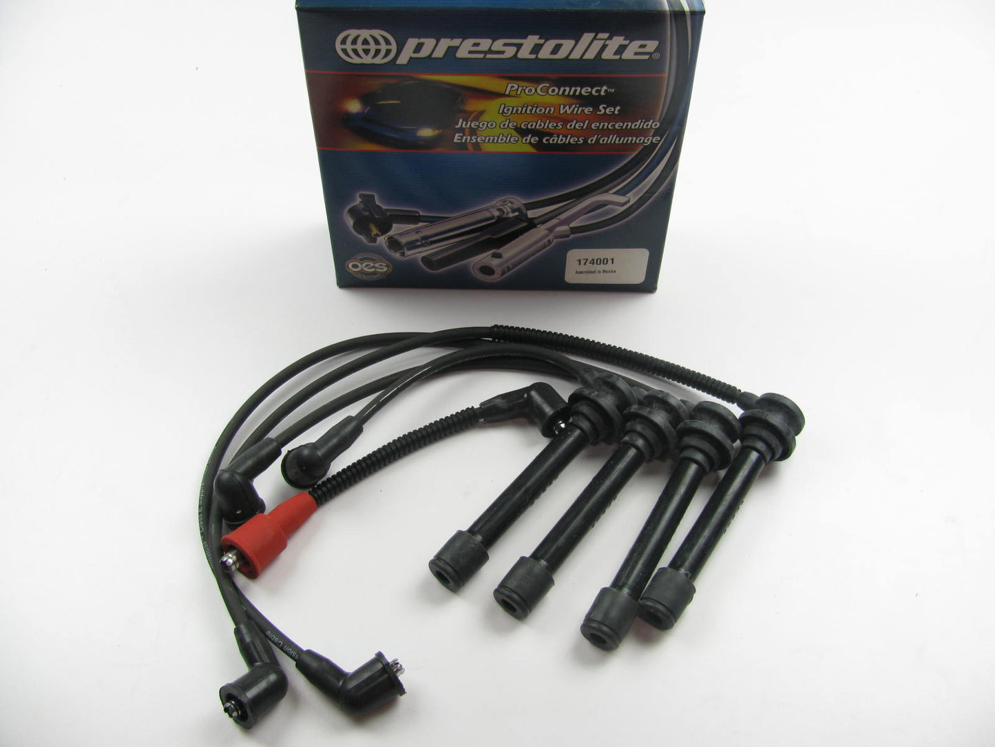 Prestolite 174001 Ignition Spark Plug Wire Set For 1993-1996 Nissan Altima 2.4L