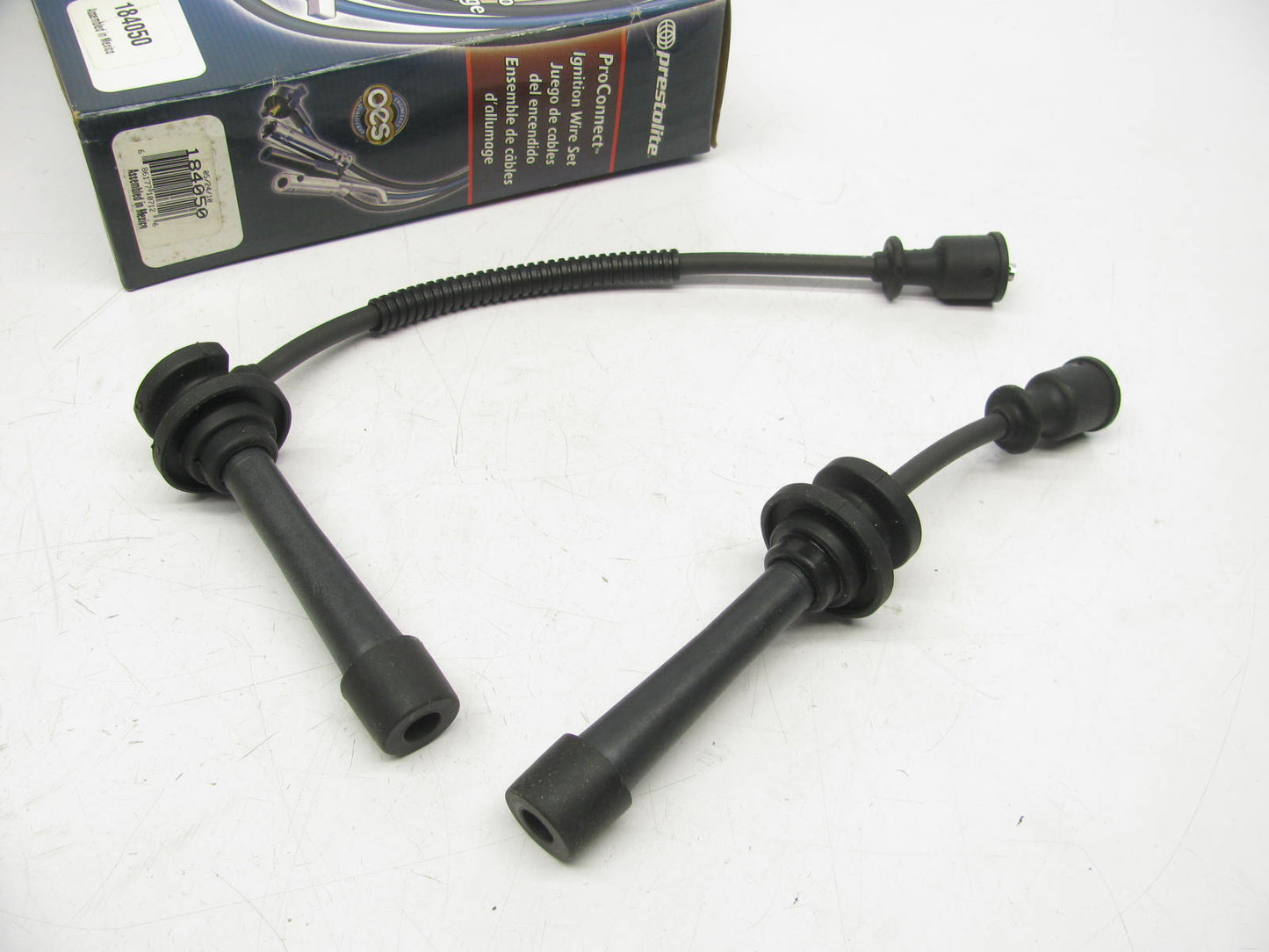Prestolite 184050 Two Piece Ignition Spark Plug Wire Set For 1998-2004 Kia 1.8L