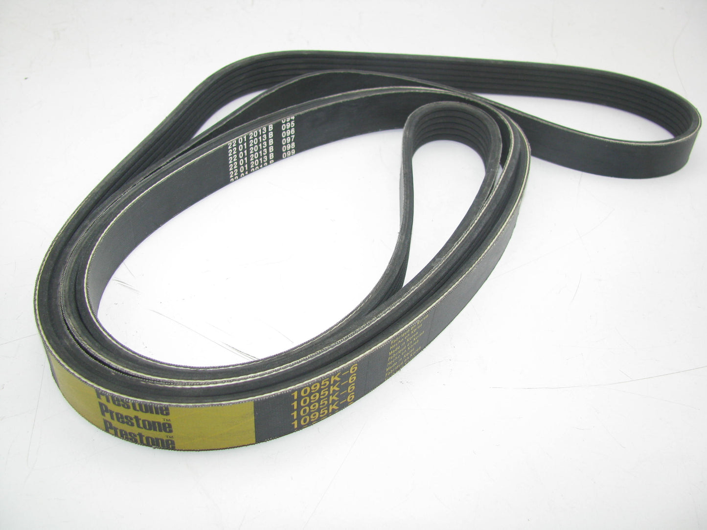 Prestone 1095K-6 Serpentine Belt - 0.84'' X 109.75'' - 6 Ribs