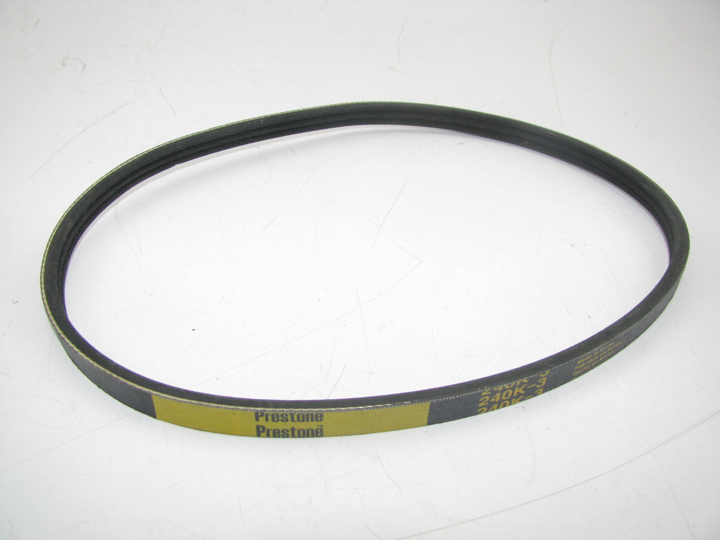 Prestone 240K-3 Serpentine Belt - 0.42'' X 24.50'' - 3 Ribs