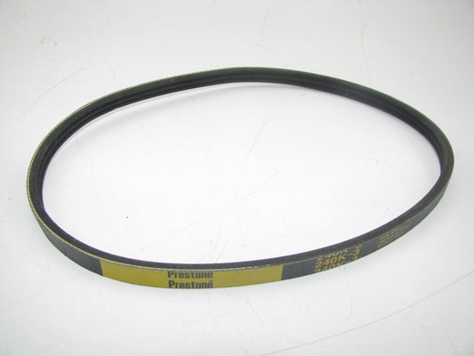 Prestone 240K-3 Serpentine Belt - 0.42'' X 24.50'' - 3 Ribs