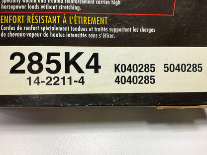 Prestone 285K4 Serpentine Belt