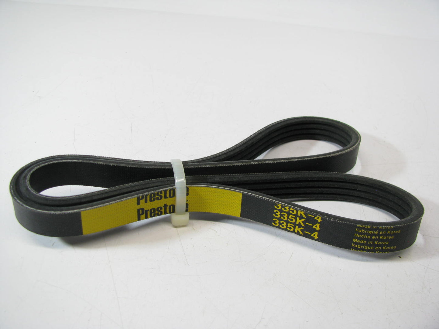 Prestone 335K-4 Serpentine Belt - 0.56'' X 34.00'' - 4 Ribs