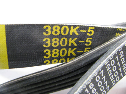 Prestone 380K5 Serpentine Belt - 0.69'' X 38.00'' - 5 Ribs