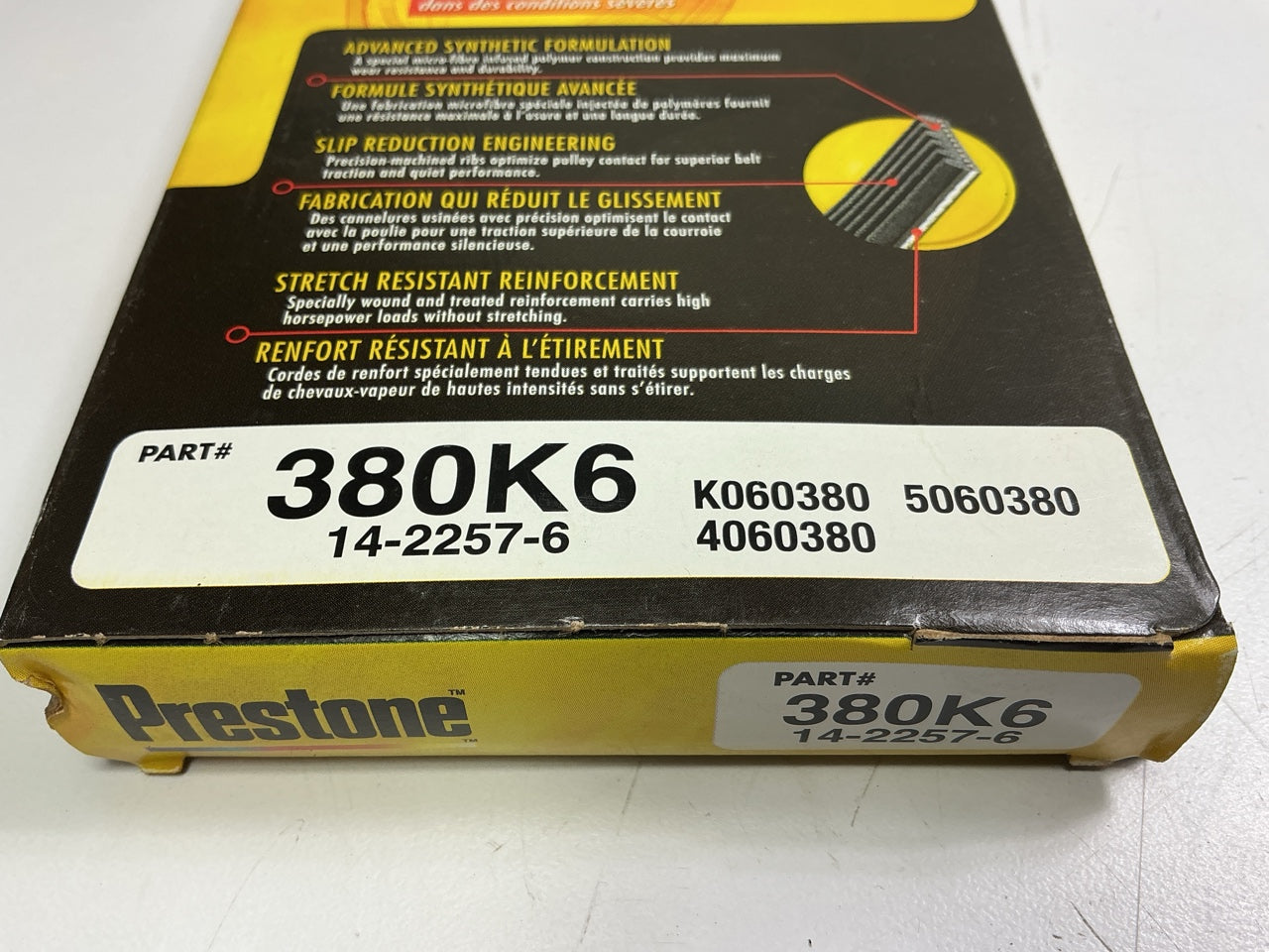 Prestone 380K6 Serpentine Belt