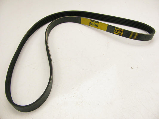 Prestone 440K-5 Serpentine Belt - 0.69'' X 44.50'' - 5 Ribs