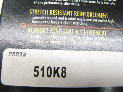 Prestone 510K8 Serpentine Belt