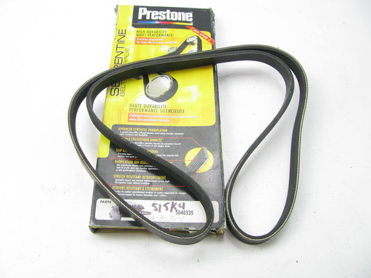 Prestone 515K-4 Serpentine Belt - 0.56'' X 52.00'' - 4 Ribs