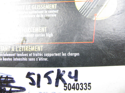 Prestone 515K-4 Serpentine Belt - 0.56'' X 52.00'' - 4 Ribs
