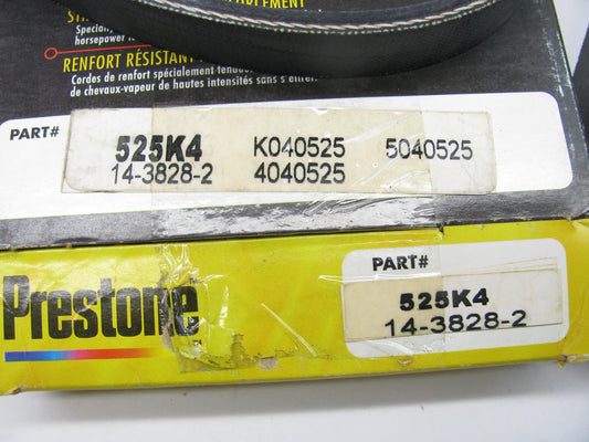 Prestone 525K4 Serpentine Belt - 0.56'' X 53.00'' - 4 Ribs