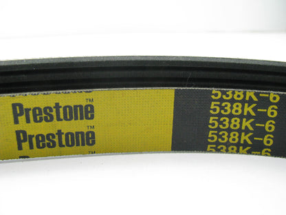 Prestone 538K-6 Serpentine Belt - 0.84'' X 54.00'' - 6 Ribs