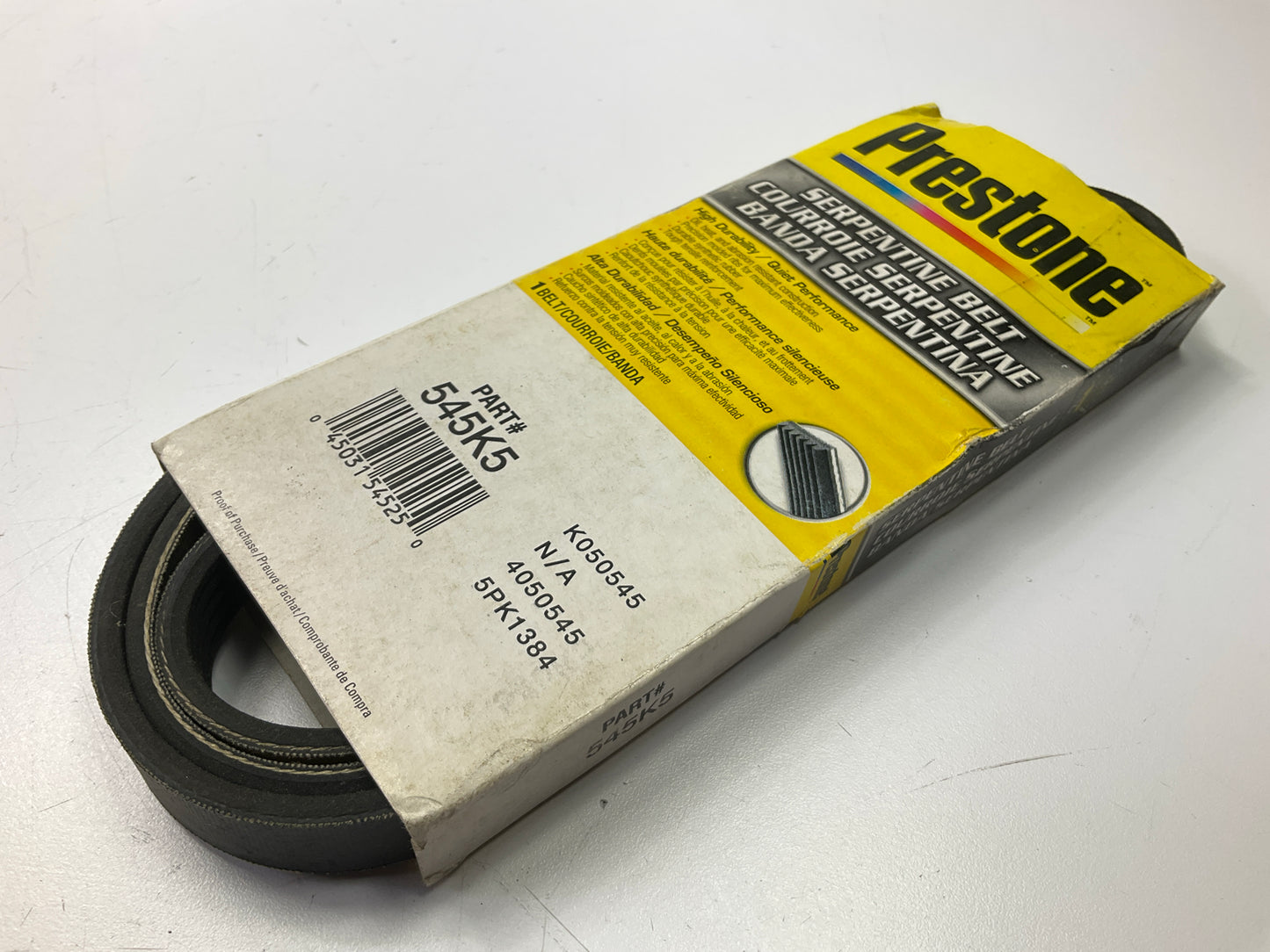 Prestone 545K5 Serpentine Belt