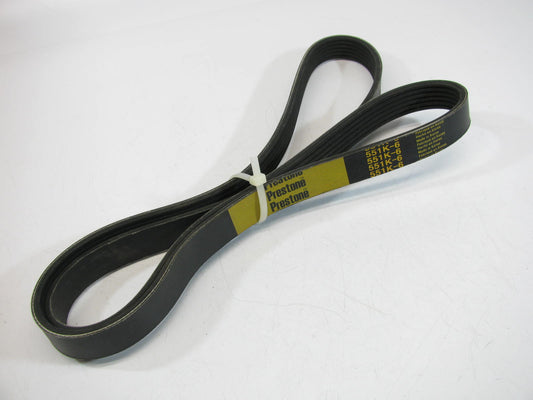 Prestone 551K-6 Serpentine Belt - 0.84'' X 55.00'' - 6 Ribs