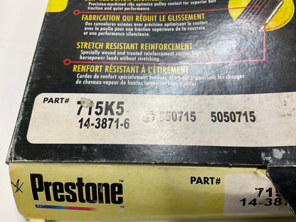 Prestone 715K5 Serpentine Belt