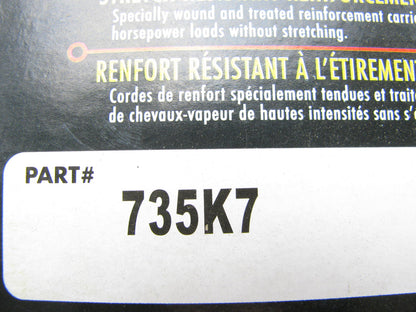 Prestone 735K7 Serpentine Belt - 0.98'' X 74.00'' - 7 Ribs