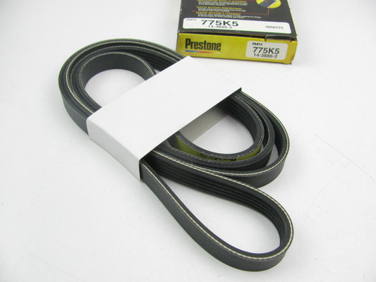 Prestone 775K5 Serpentine Belt - 0.69'' X 78.00'' - 5 Ribs