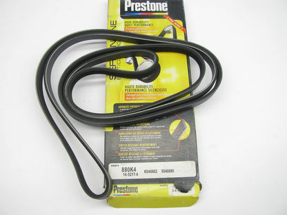 Prestone 880K4 Serpentine Belt - 0.56'' X 88.50'' - 4 Ribs