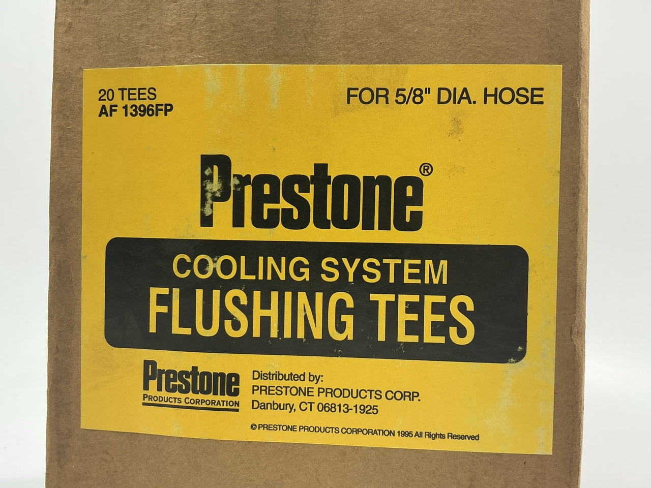 (20) Pack - Prestone AF1396FP Cooling System Flushing Tee Fitting For 5/8'' Hose