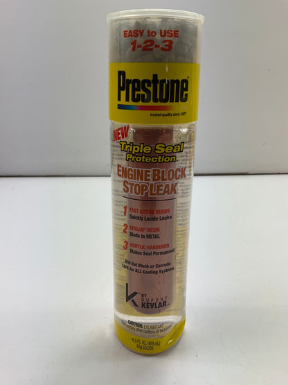 Prestone AS-661Y Triple Seal Protection Engine Block Stop Leak, 16.5oz