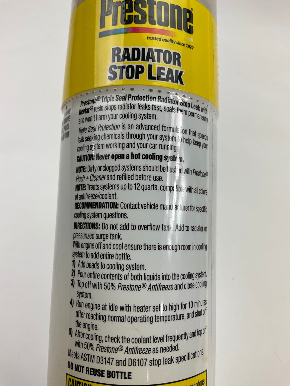 Prestone AS660 Triple Seal Protection Radiator Stop Leak 16.5 Fl. Oz. Bottle