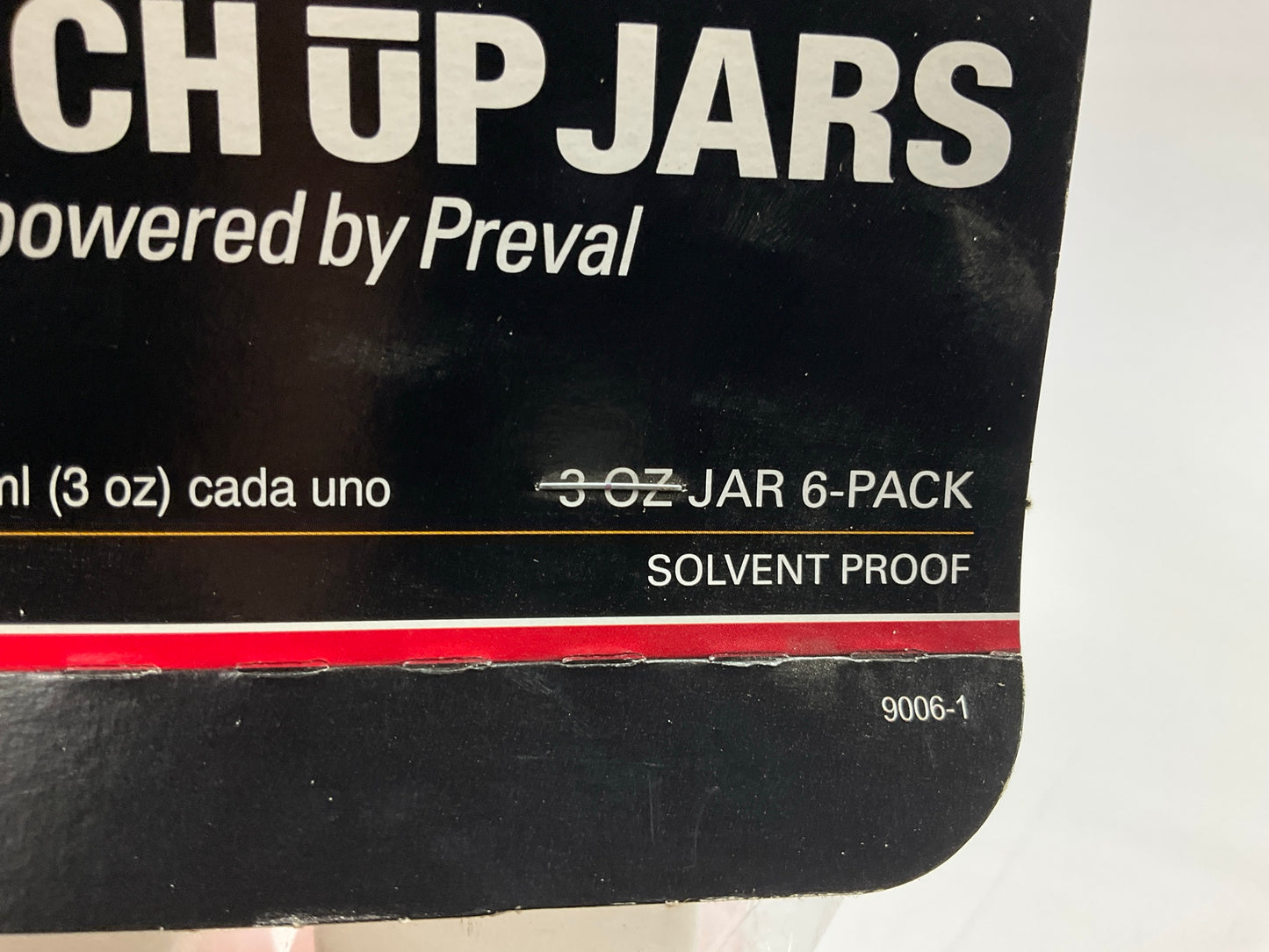 PREVAL 0271-1 3 Oz. Aerosol Touch-up Paint Jars, 6 / Pack