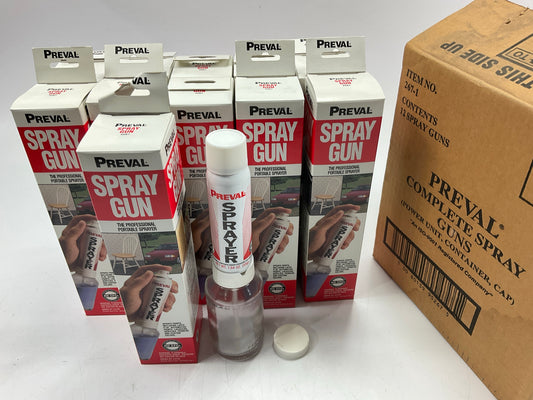 (12) Preval Bottle Sprayer System Fluid Control Paint Metal Steam Any Surface