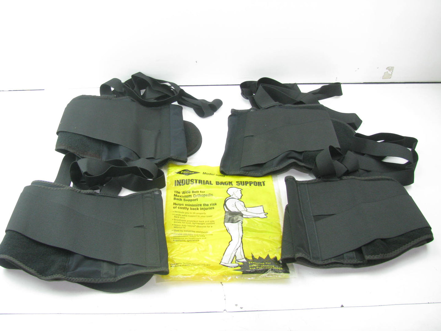 PACK OF 4 - XXL Industrial Warehouse Back Support Belt