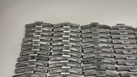 Plombco Lot #2 UNCOATED Wheel Weights - 8 Packs Of 50 Each - 400 Pcs Total