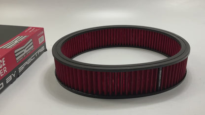 Spectre 880136 High Performance Round Air Filter - 14'' X 3'', 1330CFM 800HP