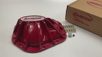 Rancho RS6245 Dana 60 Axle 10 Bolt RED Differential Cover For 2007-2018 Wrangler