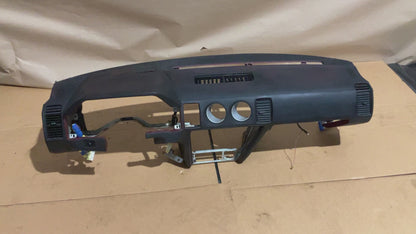 PAINTED BLACK (Over Original Red) OEM Used Dashboard For 84-86 Nissan 300zx Z31