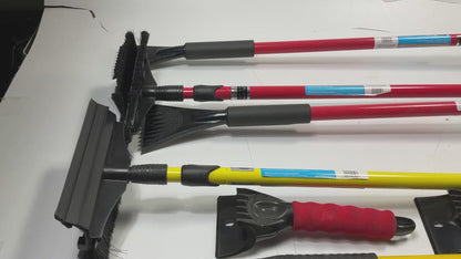 31 Assorted Mixed Ice Scrapers & Snow Broom Brushes - ICE SCRAPER Lot #25