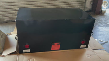 Lund 73010 Full Size Rectangular Fuel Storage Tank, Black Steel - 48 X 23 X 23''